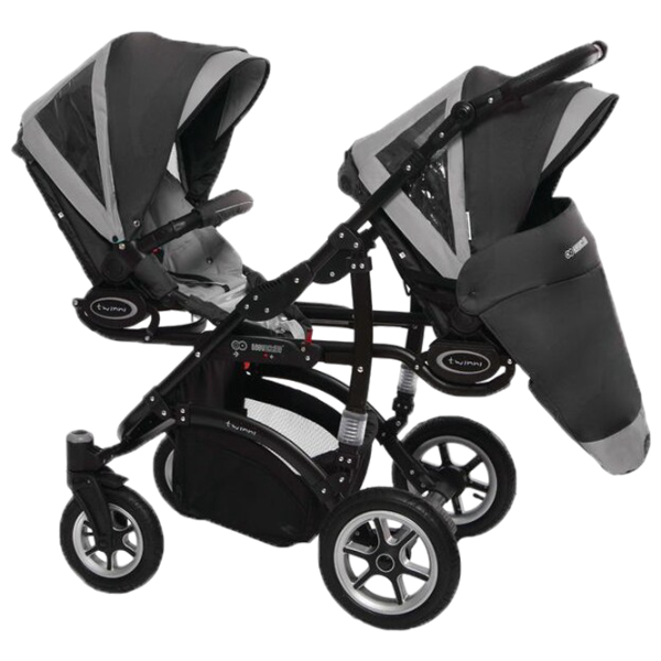 Детская коляска BabyActive Twinni / Серебряный photo 2