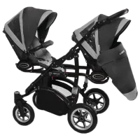 Cărucior pentru copil BabyActive Twinni / Silver photo 2