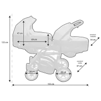 Cărucior pentru copil BabyActive Twinni / Silver photo 5