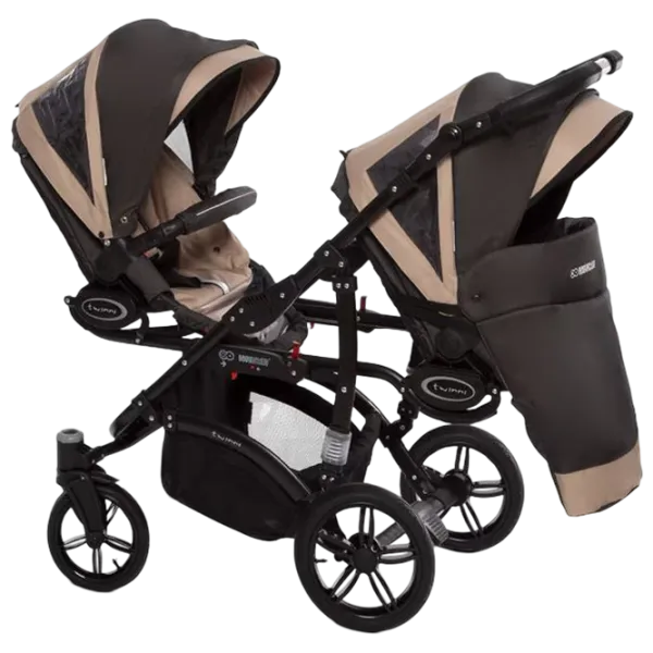 Детская коляска BabyActive Twinni / Бежевый photo 2