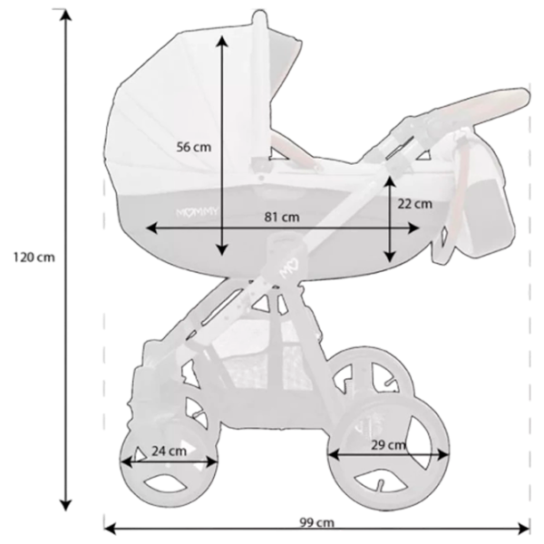Детская коляска BabyActive Mommy Spring&Summer / Синий photo 4