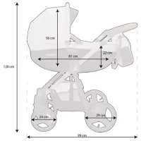 Cărucior pentru copil BabyActive Mommy Spring&Summer / Green photo 5