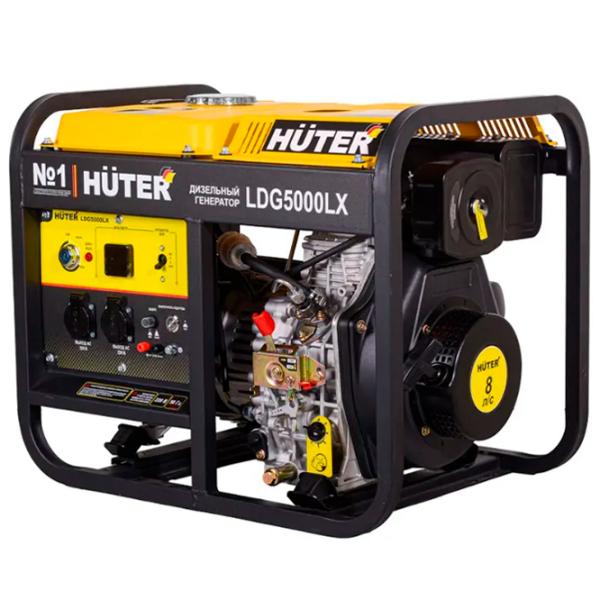 Генератор Huter LDG 5000LX 220 - 240 В Дизель / 3 кВт photo 1