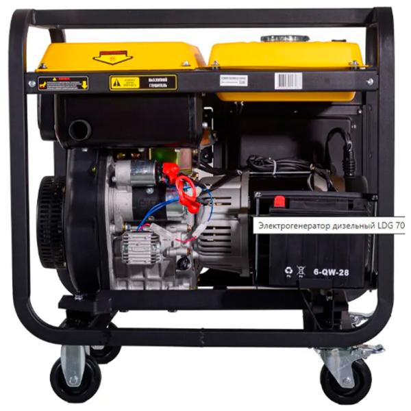 Генератор Huter LDG 7000LXА 220 В Дизель / 5 кВт photo 4