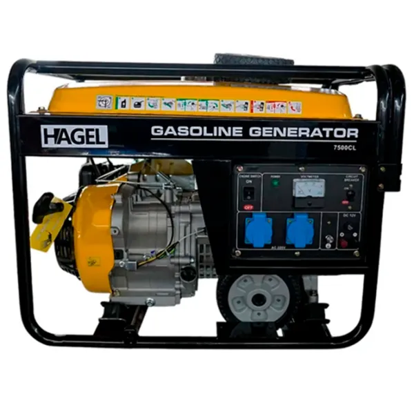 Генератор Hagel 7500CLWH 220 В Бензин / 6 кВт photo 1