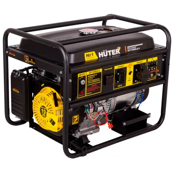 Генератор Huter DY11000LX-3 380 В Бензин / 8.5 кВт photo 1