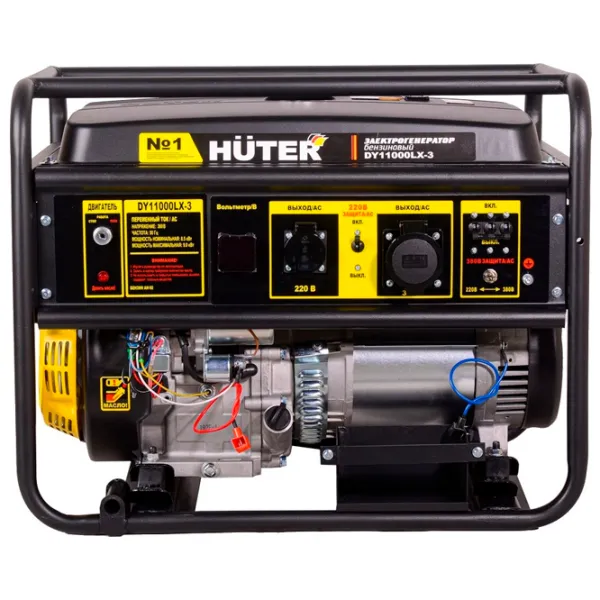 Генератор Huter DY11000LX-3 380 В Бензин / 8.5 кВт photo 4