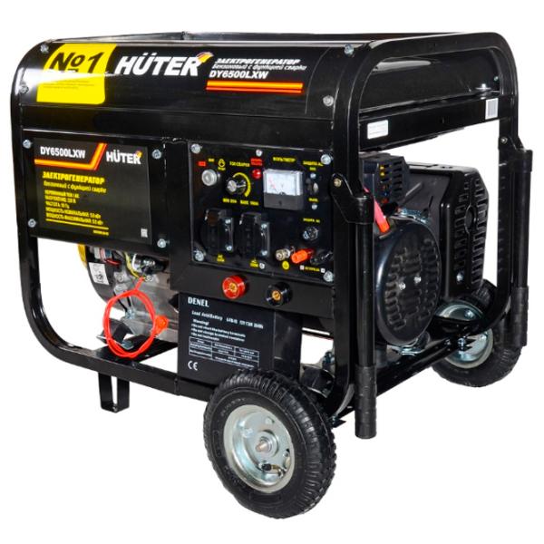 Генератор Huter DY6500LXW 380 В Бензин / 5 кВт photo 1