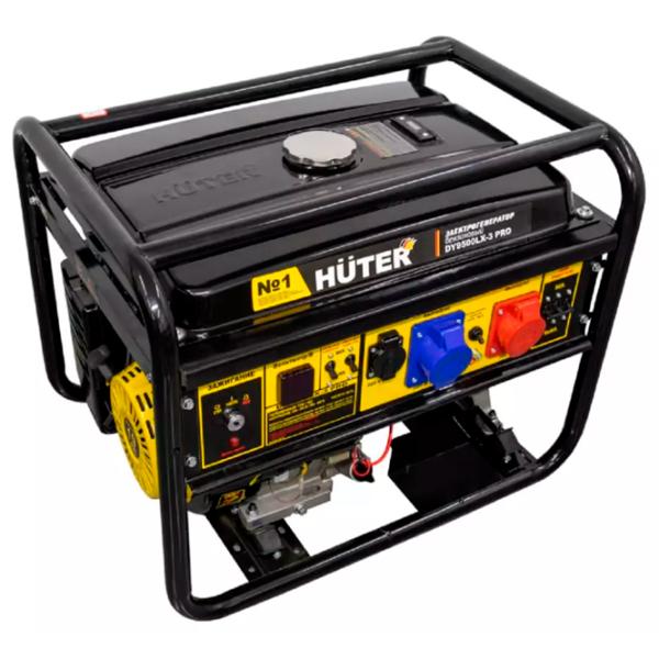 Генератор Huter DY9500LX-3 PRO 220 / 380 В Бензин / 6.8 кВт photo 1