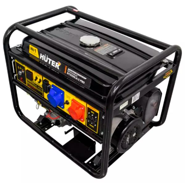 Генератор Huter DY9500LX-3 PRO 220 / 380 В Бензин / 6.8 кВт photo 4