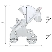 Cărucior pentru copil BabyActive Mommy Classis / Gray photo 4