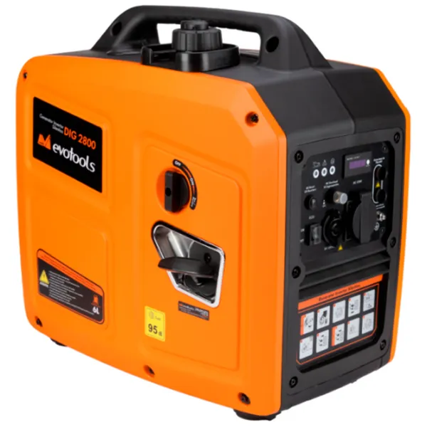 Generator de curent Evotools EPTO DIG 2800 230 V Benzină / 2.5 kW photo 2 Generator de curent Evotools EPTO DIG 2800 230 V Benzină / 2.5 kW photo 2