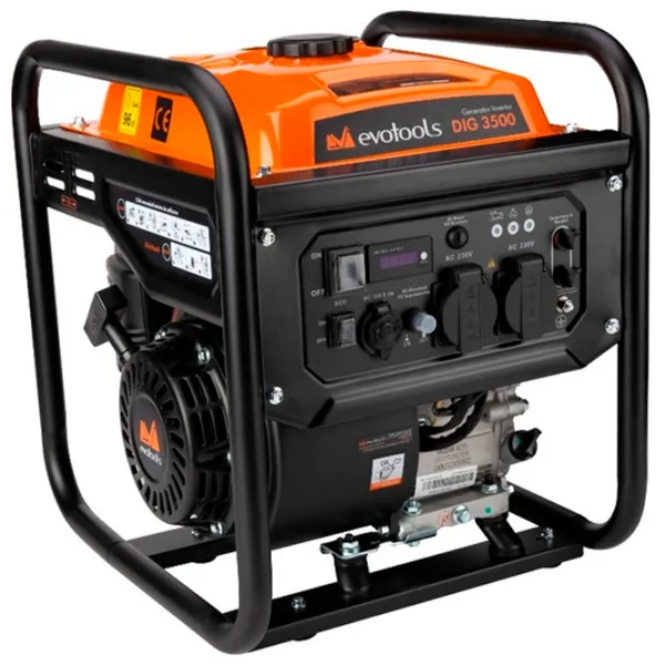 Генератор Evotools EPTO DIG 3500 230 В Бензин / 3.2 кВт photo 3 Генератор Evotools EPTO DIG 3500 230 В Бензин / 3.2 кВт photo 3