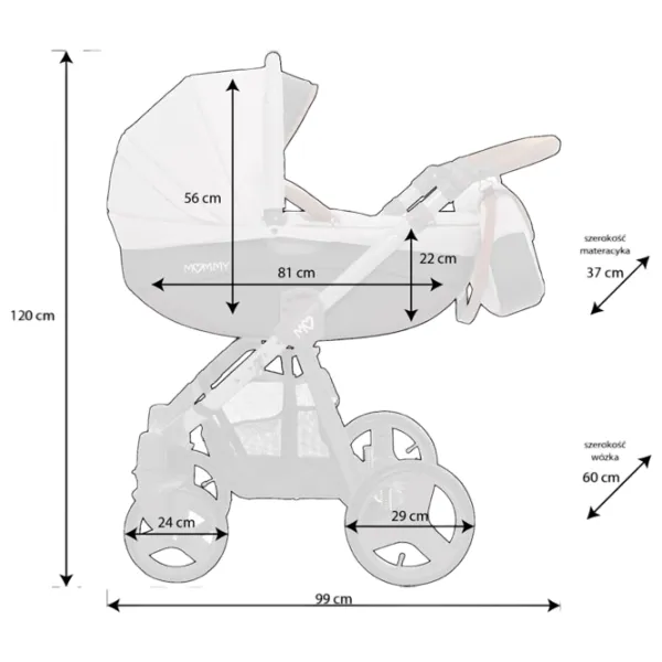 Детская коляска BabyActive Mommy Classis / Розовый photo 4