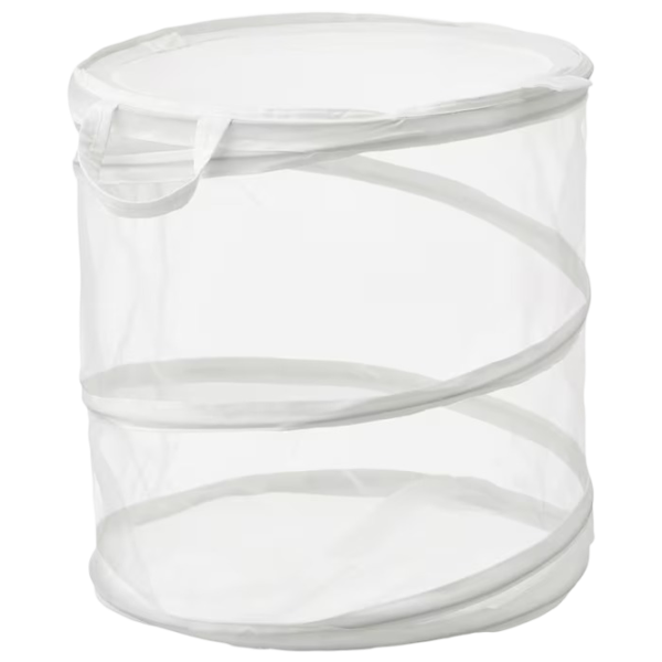 Coș pentru rufe Ikea Fyllen 79l / Plastic / White  photo 1