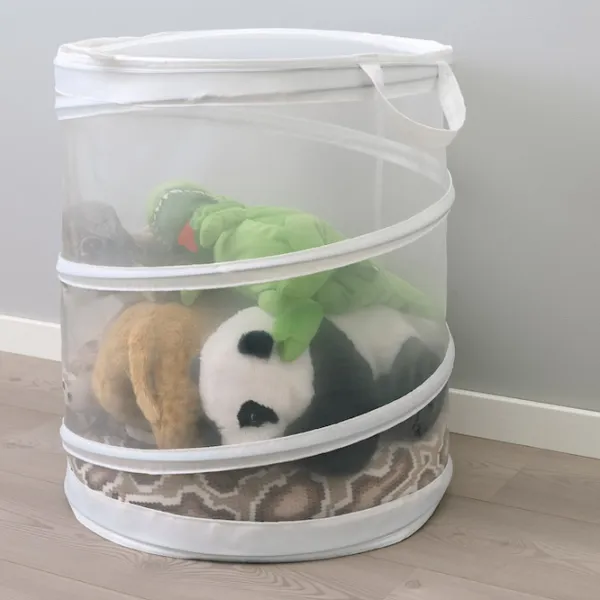 Coș pentru rufe Ikea Fyllen 79l / Plastic / White  photo 2