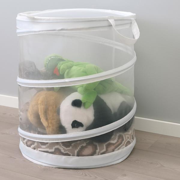 Coș pentru rufe Ikea Fyllen 79l / Plastic / White  photo 2
