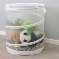 Корзина для белья Ikea Fyllen 79л / Пластик / Белый photo 2