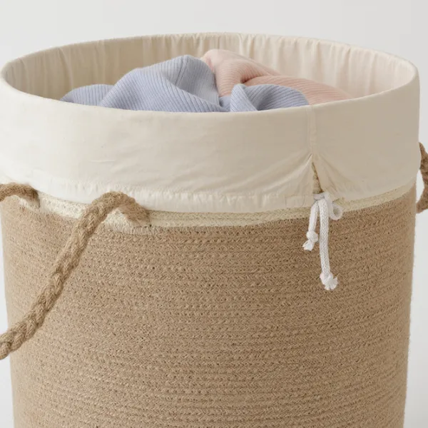 Coș pentru rufe Ikea Ljungan 11.7l / Stofă / Beige  photo 2