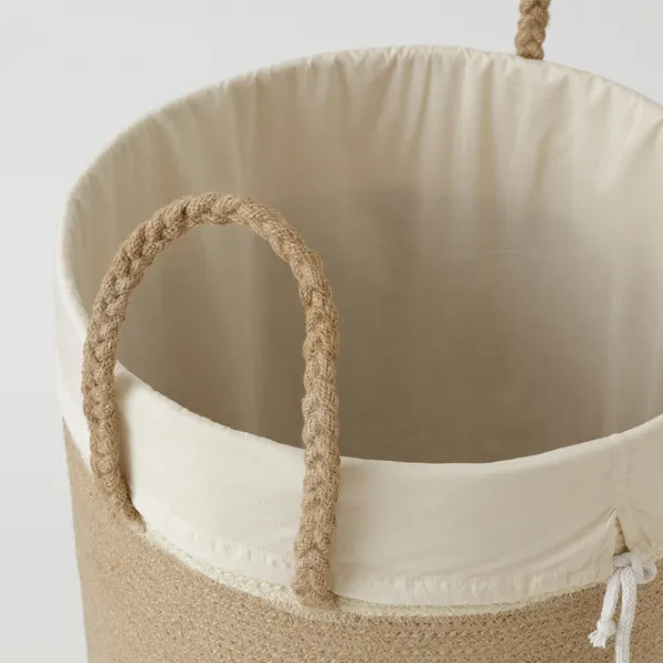 Coș pentru rufe Ikea Ljungan 11.7l / Stofă / Beige  photo 3