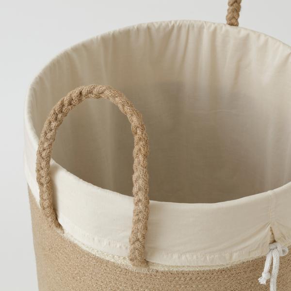 Coș pentru rufe Ikea Ljungan 11.7l / Stofă / Beige  photo 3