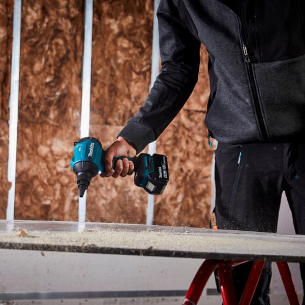 Suflantă de aer cald Makita DAS180Z  / Blue photo 2