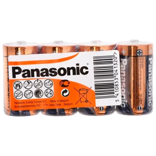 Baterie Panasonic Alkaline Power LR14REB 1.5 V / 4 buc. photo 1