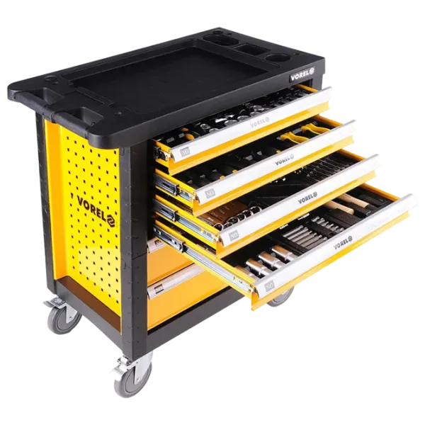 Toolbox Vorel VOR58540 177 buc. Oțel photo 1