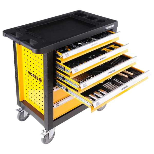 Toolbox Vorel VOR58540 177 buc. Oțel photo 1