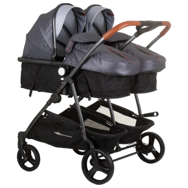 Детская коляска Chipolino Duo Smart 3800931056384/ Серебряный photo 1