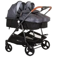 Детская коляска Chipolino Duo Smart 3800931056384/ Серебряный