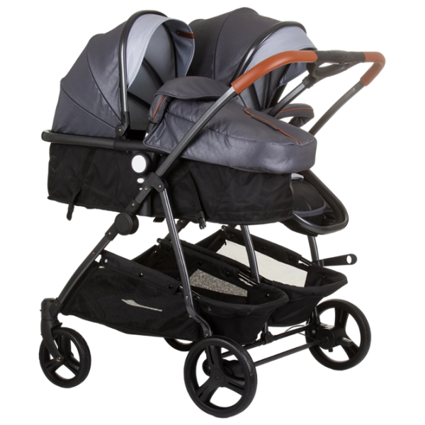 Детская коляска Chipolino Duo Smart 3800931056384/ Серебряный photo 2