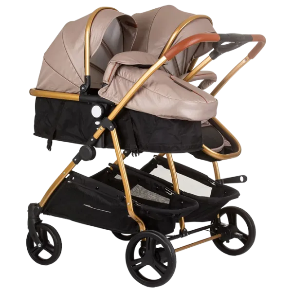 Детская коляска Chipolino Duo Smart 3800931056391/ Золото photo 2