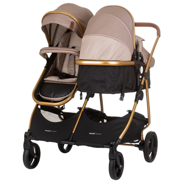 Детская коляска Chipolino Duo Smart 3800931056391/ Золото photo 4