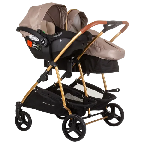 Детская коляска Chipolino Duo Smart 3800931056391/ Золото photo 7