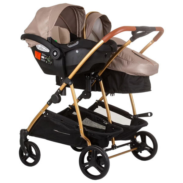 Детская коляска Chipolino Duo Smart 3800931056391/ Золото photo 7