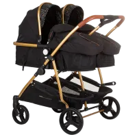 Cărucior pentru copil Chipolino Duo Smart 3800931056407/ Obsidian