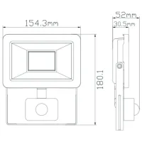Proiector LED Horoz ASLAN/S-30 White / 2400lm photo 2