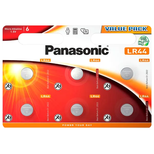 Батарейка Panasonic Cell Power LR44 1.5 В / 6 шт. photo 1