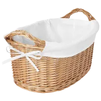 Корзина для белья Ikea Tolkning 40л / Бамбуc / Бежевый 