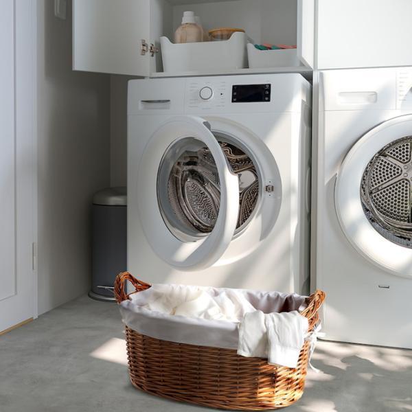 Coș pentru rufe Ikea Tolkning 40l / Bambus / Beige  photo 4