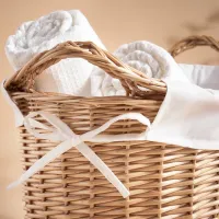 Корзина для белья Ikea Tolkning 40л / Бамбуc / Бежевый photo 6