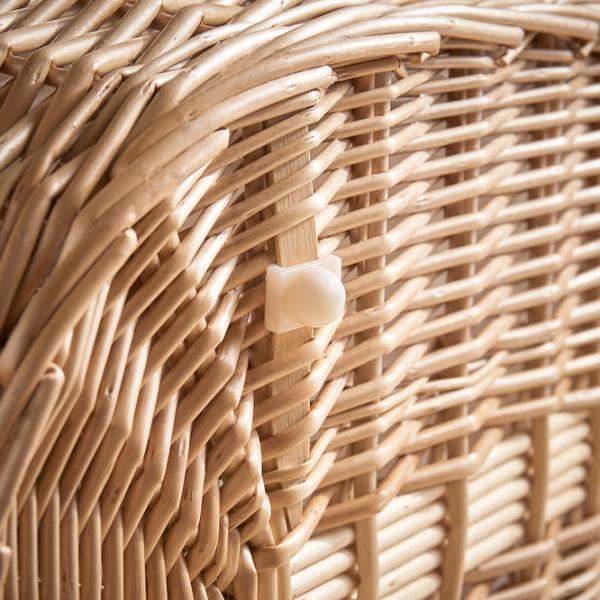 Coș pentru rufe Ikea Tolkning 40l / Bambus / Beige  photo 7