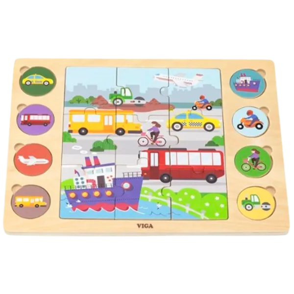 Puzzle VIGA 44742 3+/ Numărul de piese: 17 photo 1