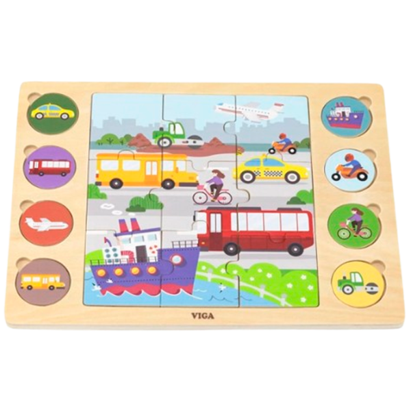 Puzzle VIGA 44742 3+/ Numărul de piese: 17 photo 1