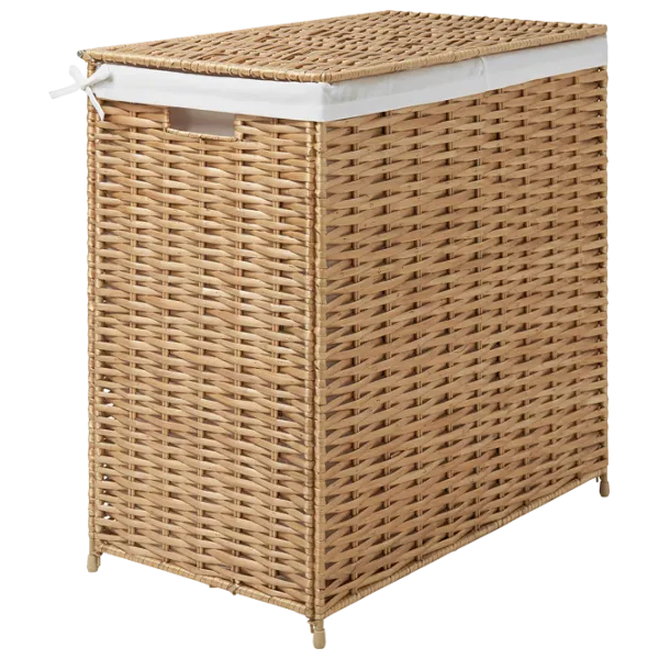 Coș pentru rufe Ikea Nattgibba 100l / Bambus / Beige  photo 1