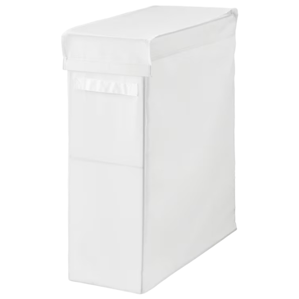 Coș pentru rufe Ikea Skubb 80 l / Stofă / White  photo 1