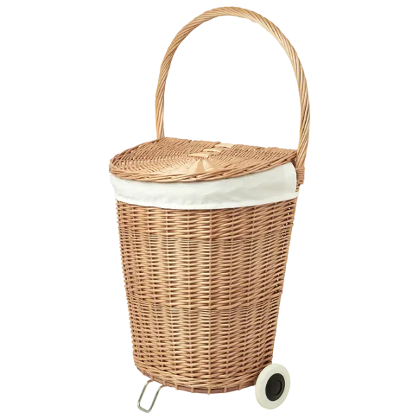 Coș pentru rufe Ikea Tolkning 31l / Bambus / Beige  photo 1