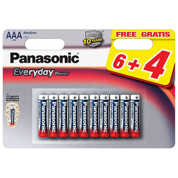 Батарейка Panasonic Everyday Power LR03 1.5 В / 10 шт. photo 1