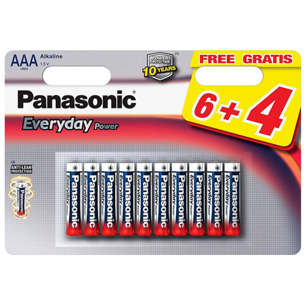Батарейка Panasonic Everyday Power LR03 1.5 В / 10 шт. photo 1